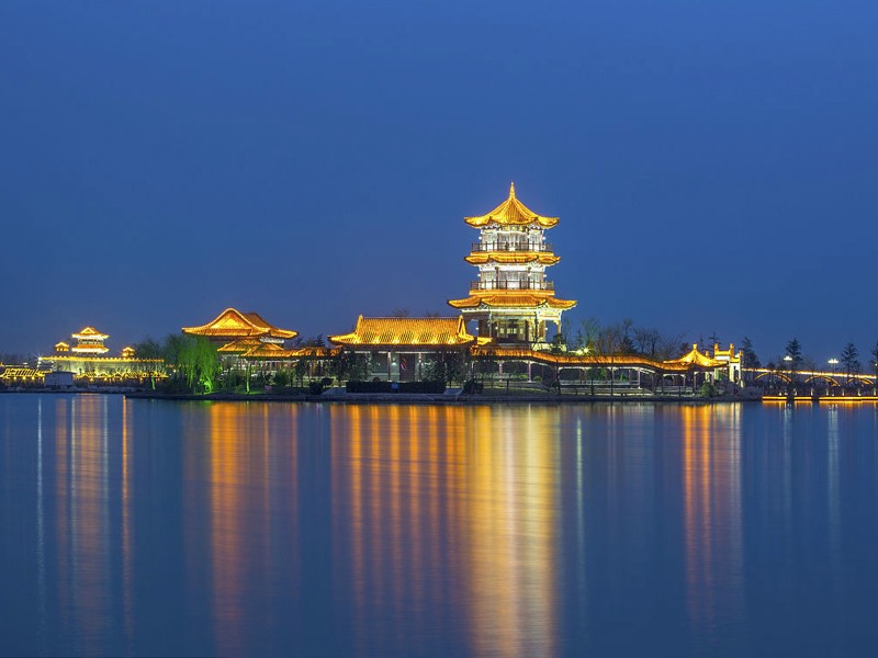 东昌湖夜景